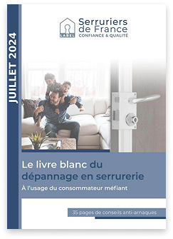 Couverture du livre blanc du dépannage en serrurerie